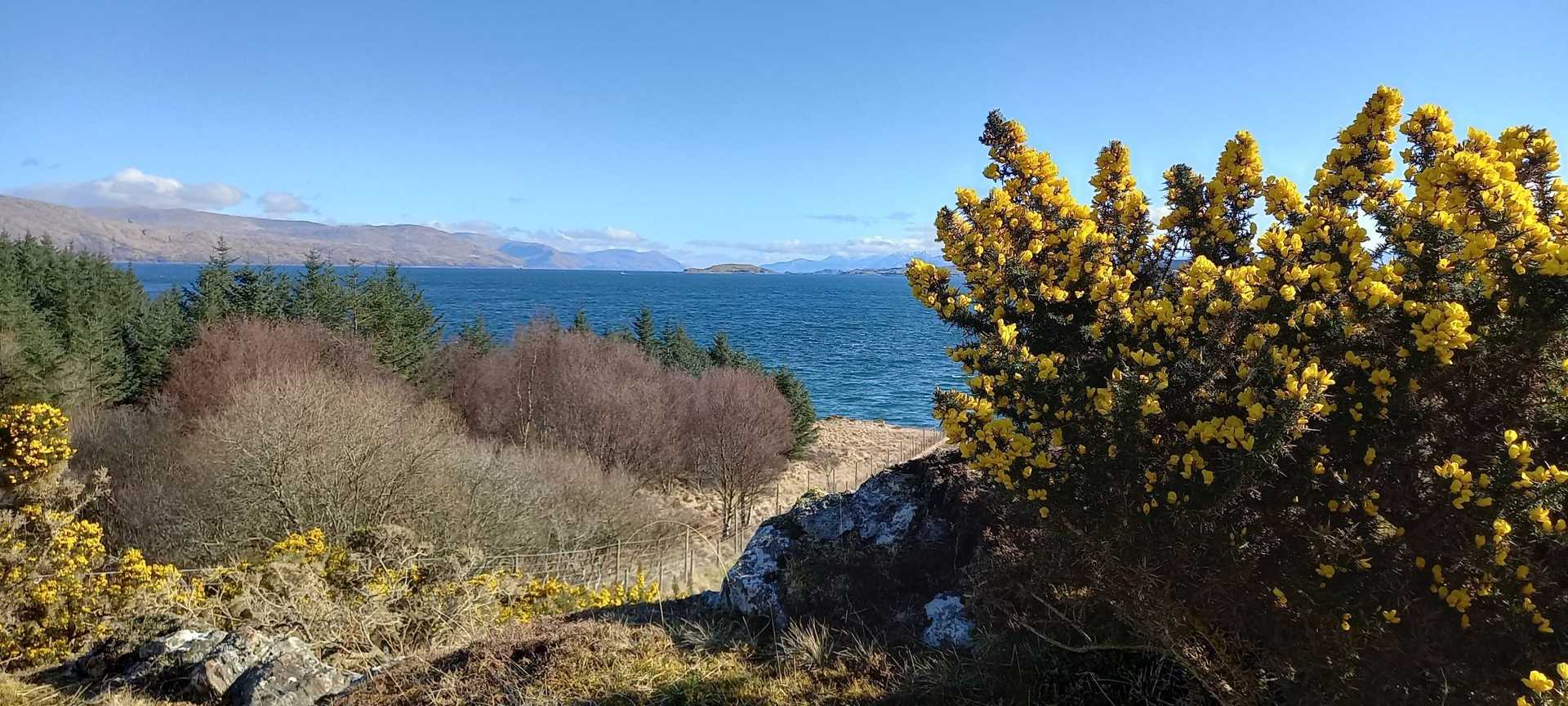 looking across Loch Lhinne