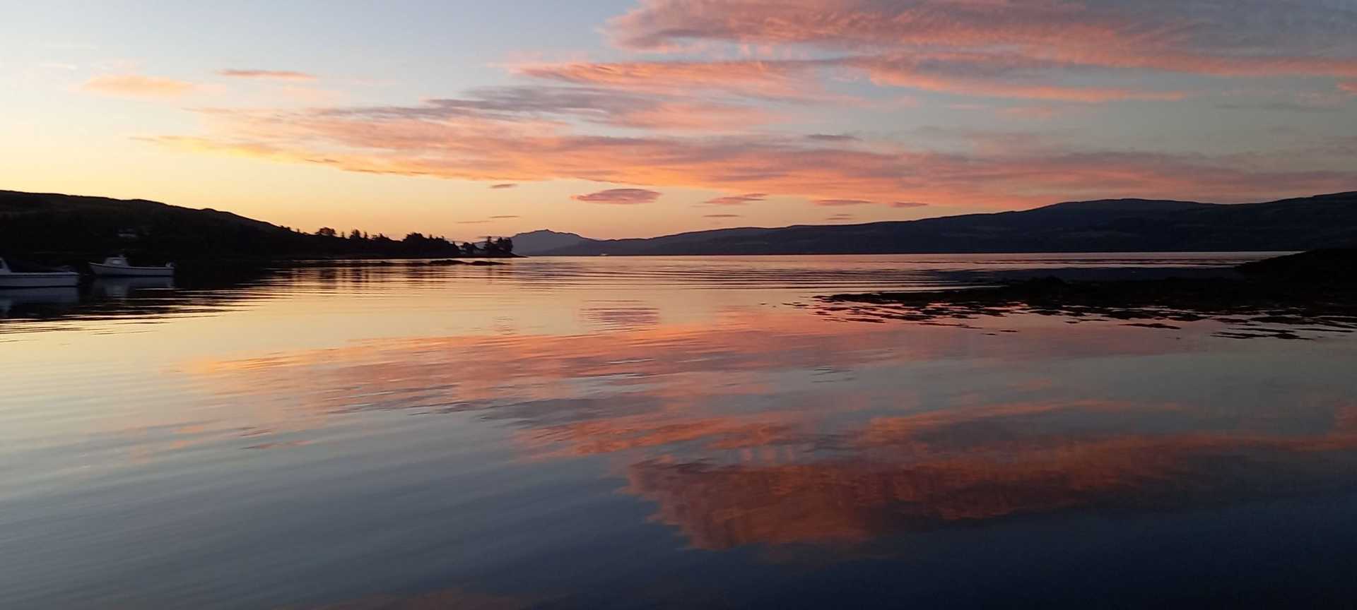 Loch na Keal sunset